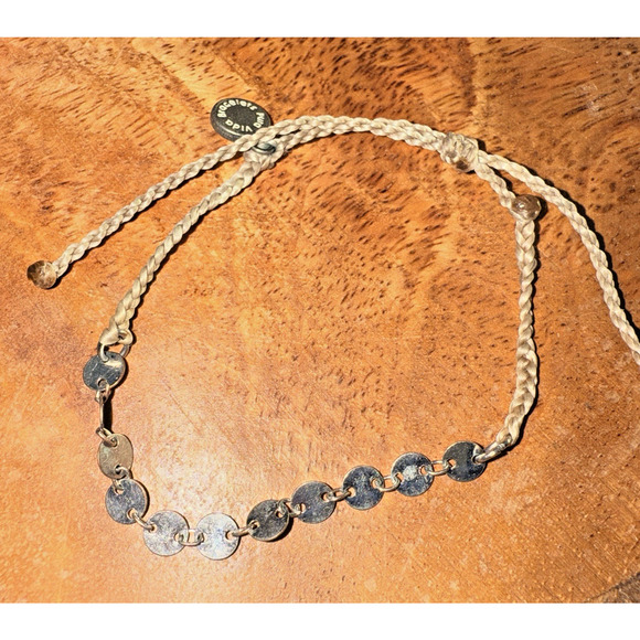 Authentic Pura Vida Bracelet Set Neon Silver‎ Charms Beach Boho Summer - Picture 2 of 4